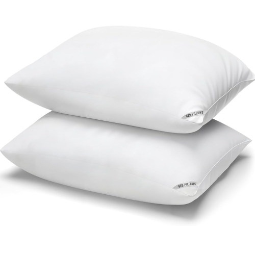 Luxury Hotel Collection Bed Pillows Set of 2 – Soft Down Alternative Pillows for Back, Side & Stomach Sleepers
